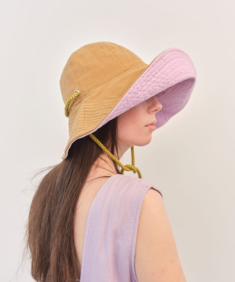 Canvas brimmed hat sales