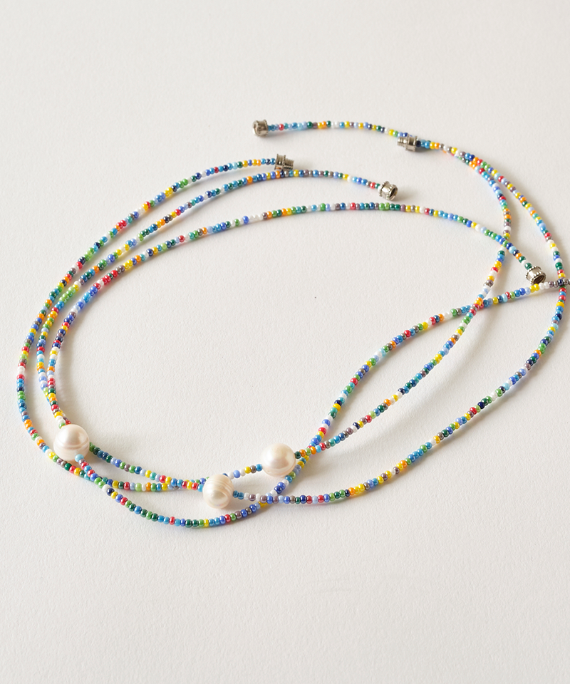 Beaded Pearl Necklace