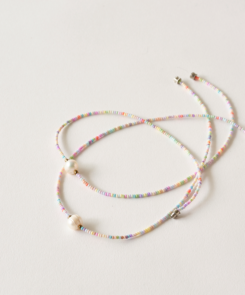 Beaded Pearl Necklace