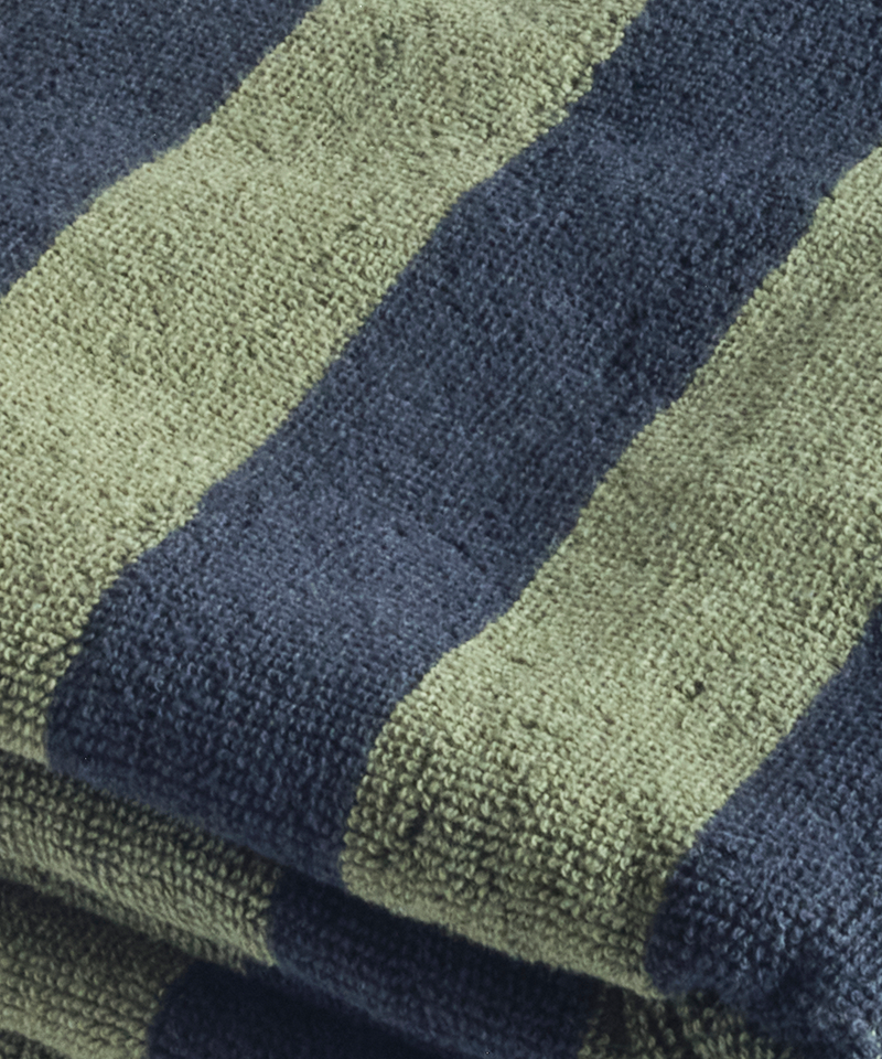 Green Stripe Towel