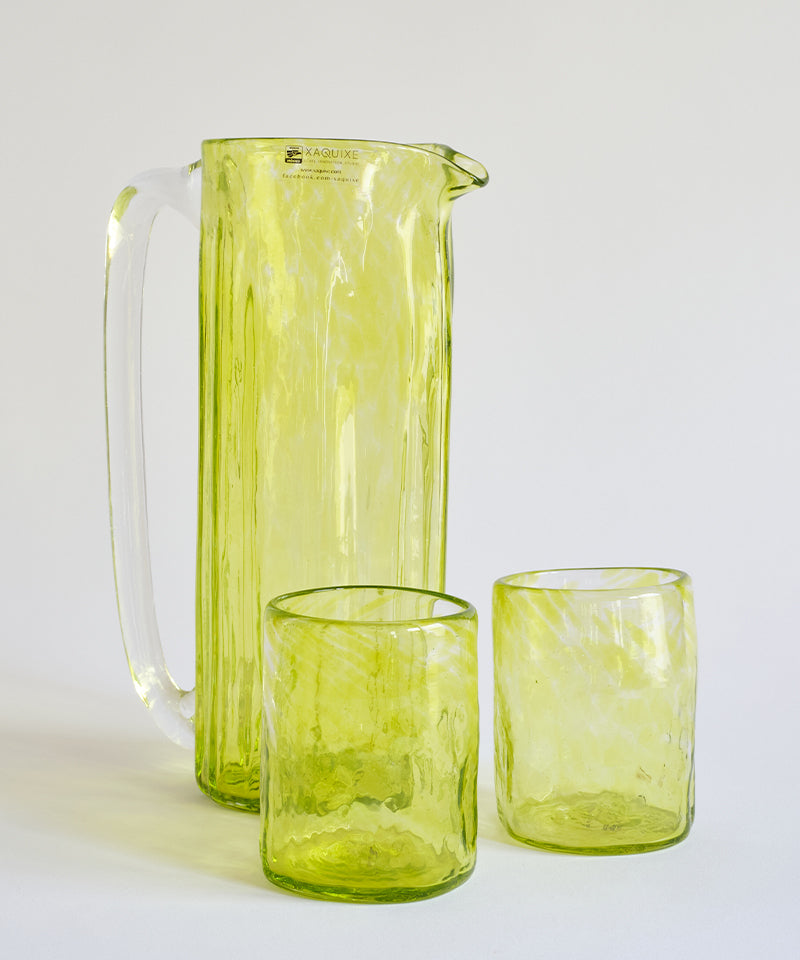 Limón Large Glass Pitcher