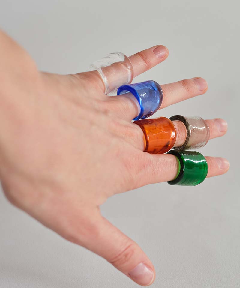 Alba Ring in Cobalt