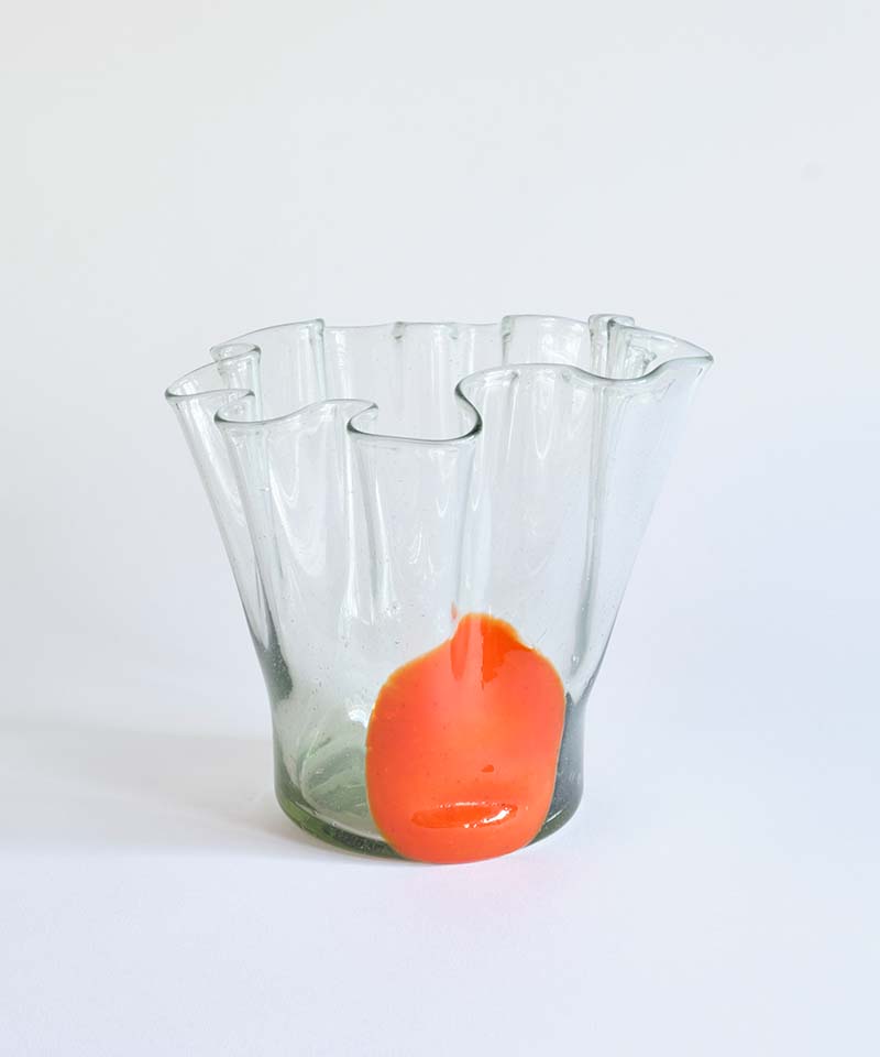 Lunares Vase in Orange