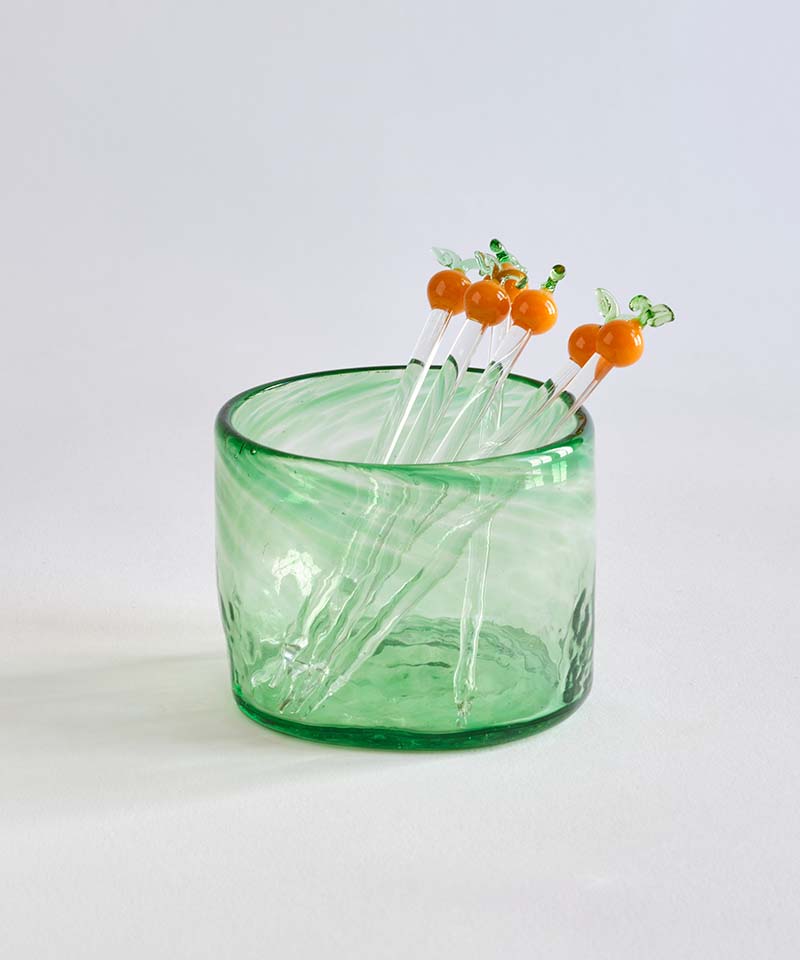 Naranjas Glass Stirrers