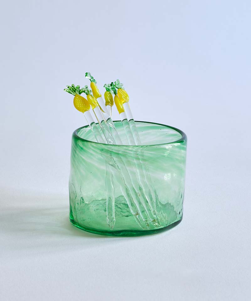 Piña Glass Stirrers