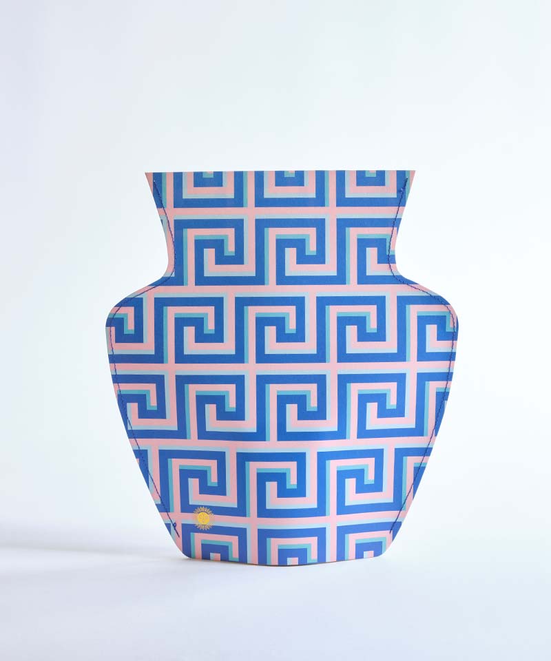 Icarus Blue Paper Vase