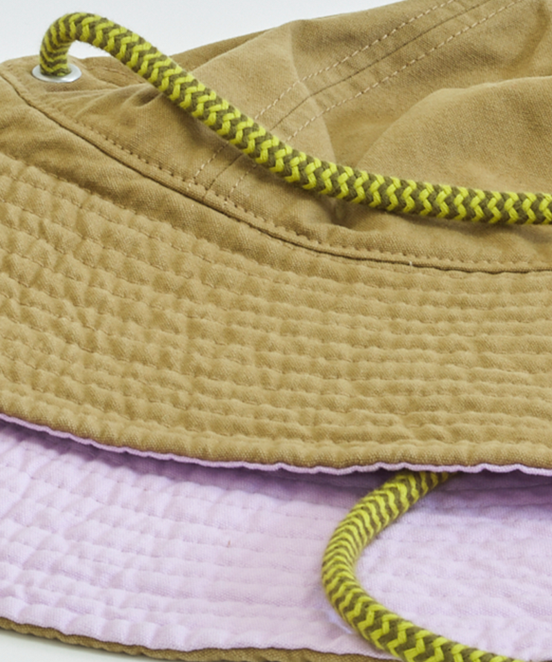 Camel Brim Canvas Hat