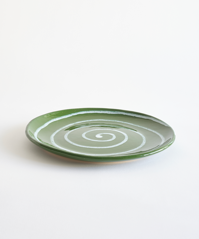 Vida Plate in Bosque/Blanco