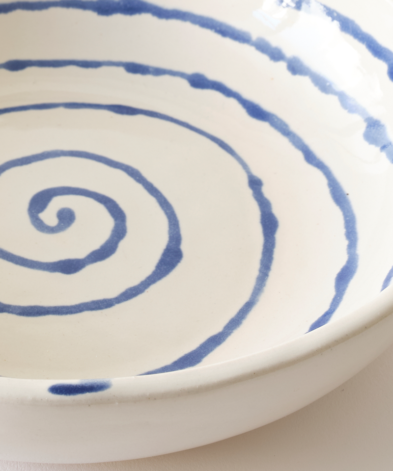 Vida Bowl in Leche/Azul