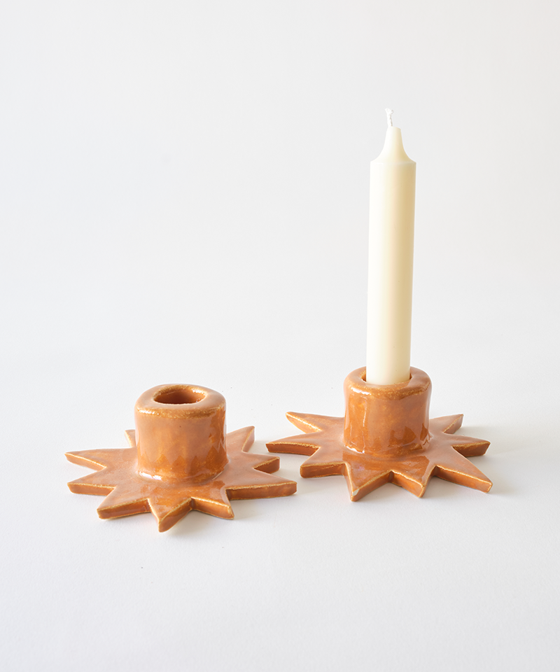 Estrella Candleholder in Miel