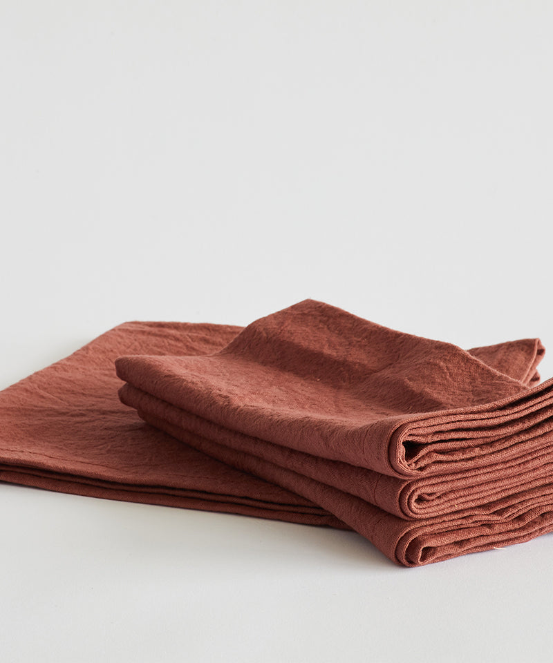 Burgundy Napkin Set